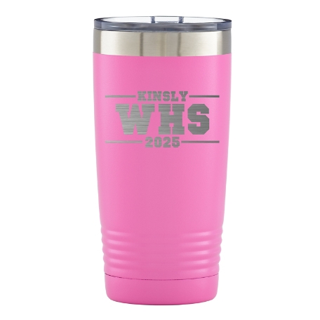 On-The-Go Graduation Insulated Tumbler - Pink School Pride