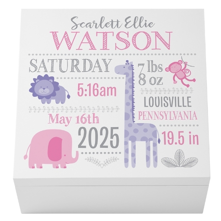 Baby's First Keepsake Box - Pink