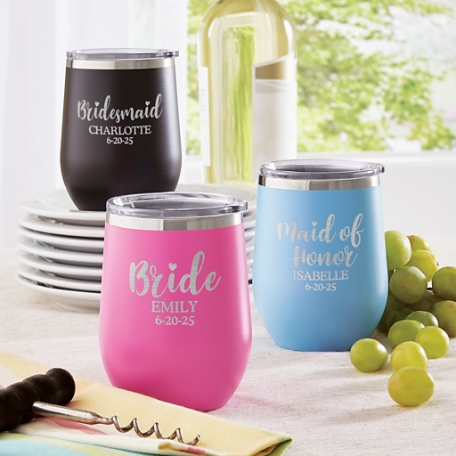 Bridal Party Insulated Wine Tumbler