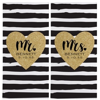Just Married Beach Towel-Standard Set - Mr. & Mrs.