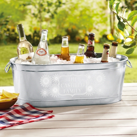 Fun Fireworks Beverage Tub