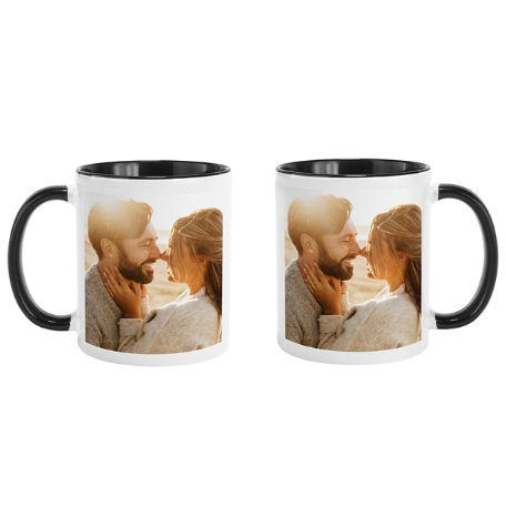 Picture-Perfect Photo Mug - 11oz w/Black Handle