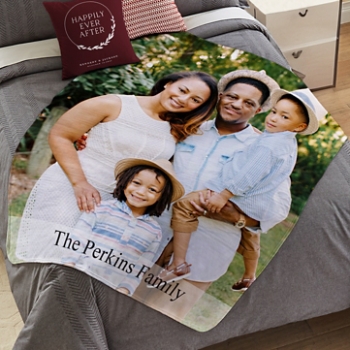 Picture-Perfect Photo Plush Blanket