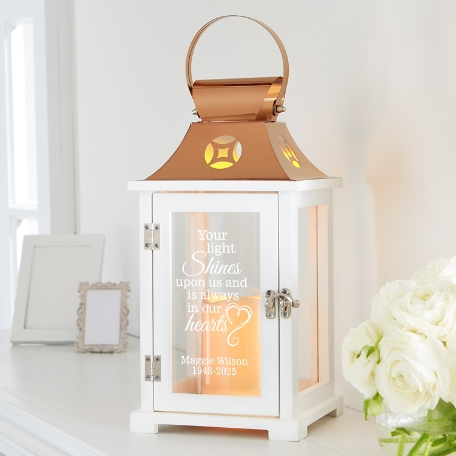 Your Light Shines Bright Memorial Lantern