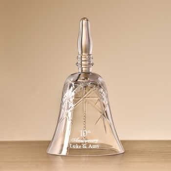 Galway Crystal Wedding Keepsake Bell