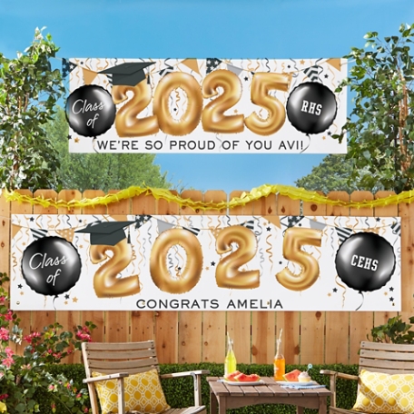 Up and Away Graduation Banner