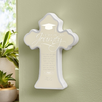Graduation Journey Lighted Cross