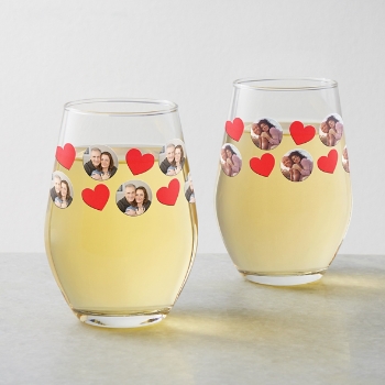 Love Rocks Photo Glassware