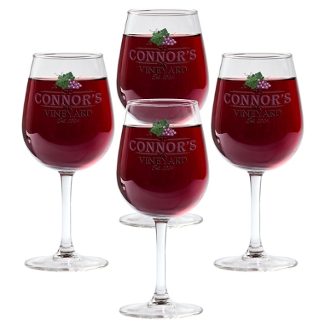 Vineyard Wine Glass - Set of 4