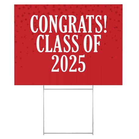 Create Your Own 2 Sided Yard Sign - Red