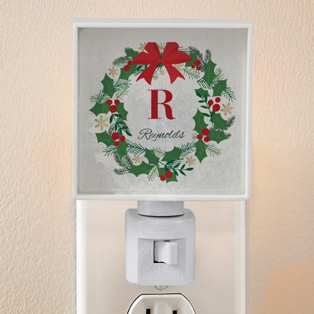 Festive Wreath Night Light