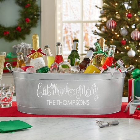 Eat, Drink & Be Merry Beverage Tub