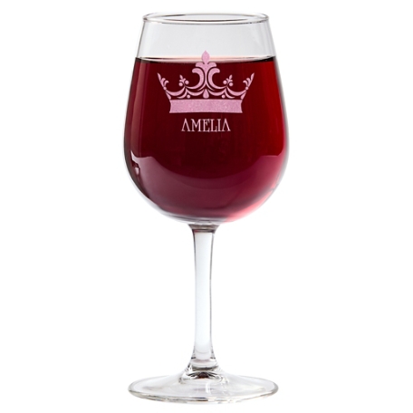 Sparkle Crown Wine Glass