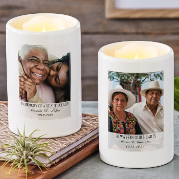 In Memory Of A Beautiful Life Photo LED Votive