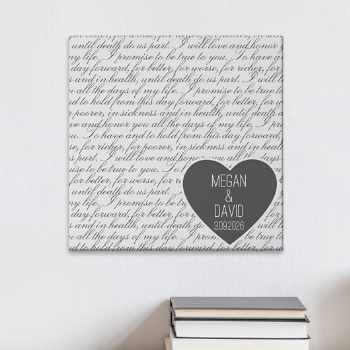 Our Forever Vows Canvas