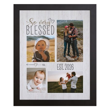 So Very Blessed Photo Canvas - White - 11X14 - Framed
