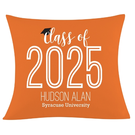 My Proud Year Graduation Pillow - Orange