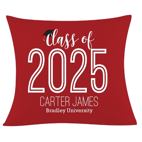 My Proud Year Graduation Pillow - Red