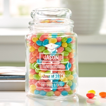Path To Success Glass Treat Jar