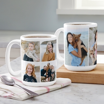 Personalized Photo Tile Mug
