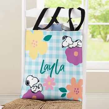 PEANUTS® Snoopy™ with Flowers Tote