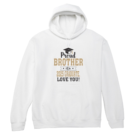 Proud Family Graduation Sweatshirt - Hooded - White - XL