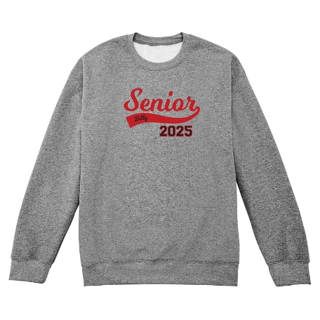 Senior Pride Sweatshirt - Crew - Gray - L