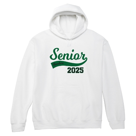 Senior Pride Sweatshirt - Hooded - White - 2XL