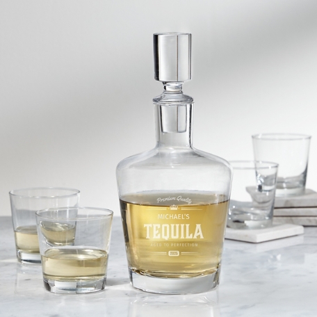 Aged To Perfection 5 Piece Decanter Set