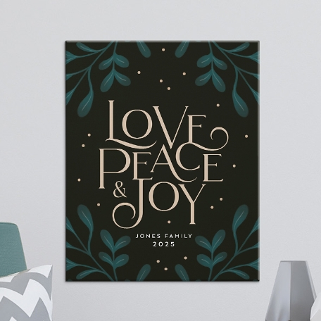 Love Peace & Joy Wall Art