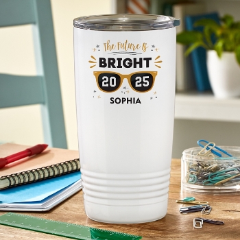 The Future Is Bright Graduation Insulated Tumbler