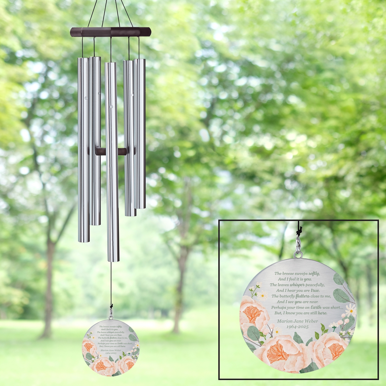 Here Forever Memorial Wind Chime