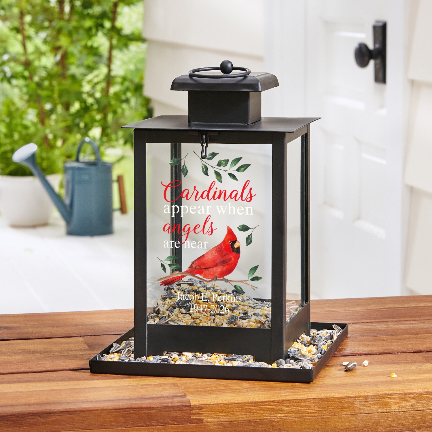 Cardinal Memorial Bird Feeder