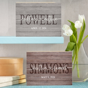 Love Connects Us Wood Block