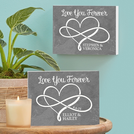 Love You Forever Wood Block