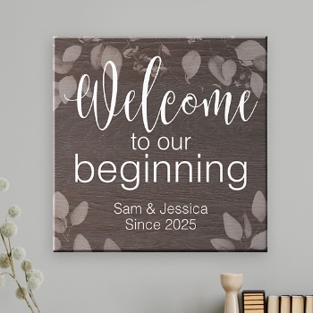 Our Beginning Canvas
