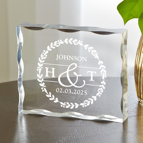 Sophisticated Couple Acrylic Block