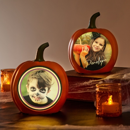Light-Up Photo Pumpkin Collection