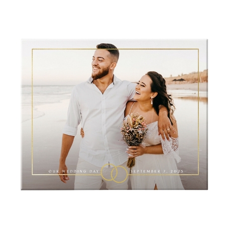 United In Love Photo Canvas - 11x14 Unframed