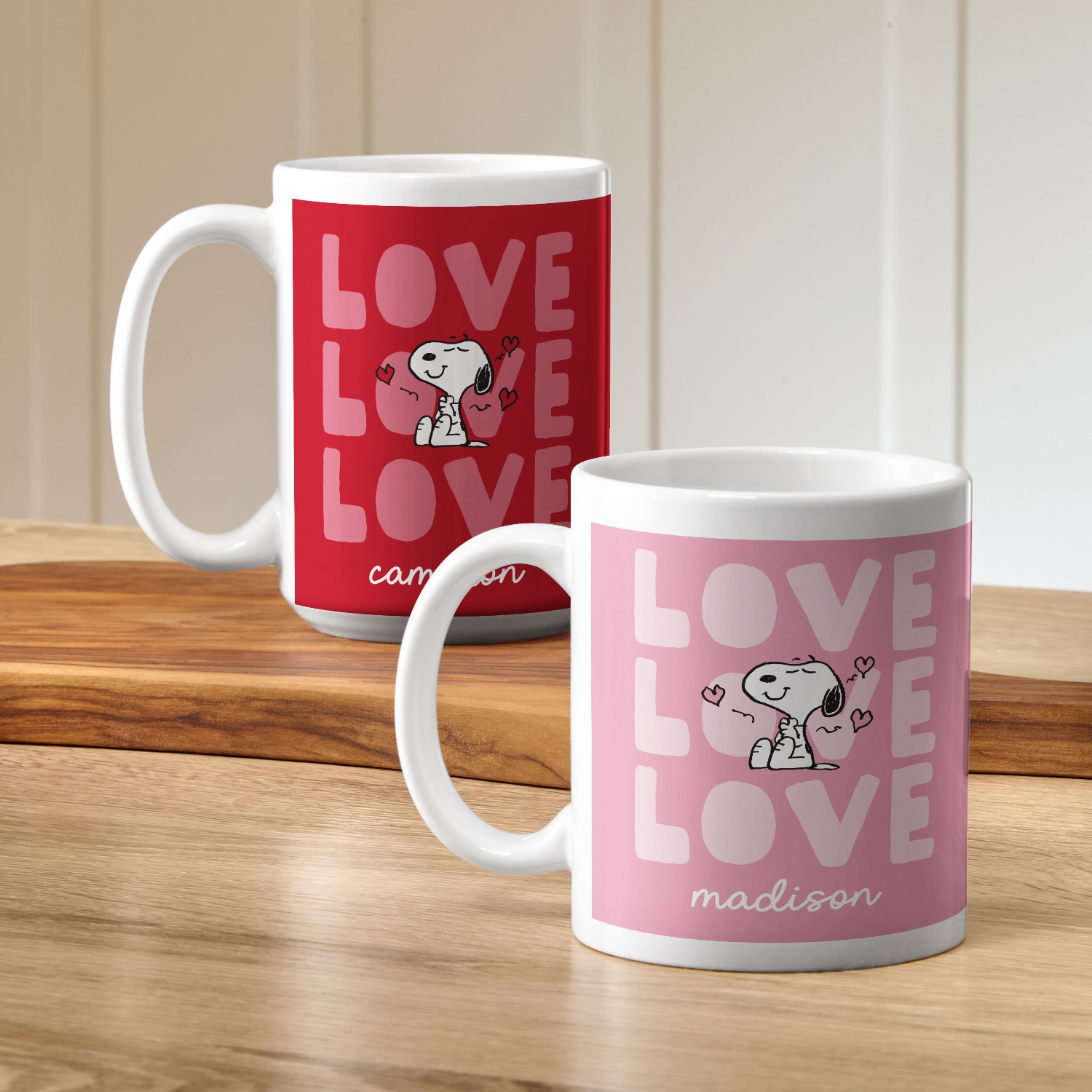 PEANUTS® Love Mugs