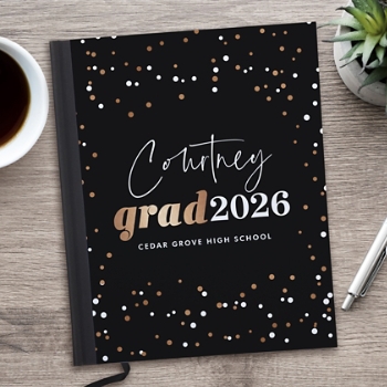 Sparkle and Shine Graduation Notebook