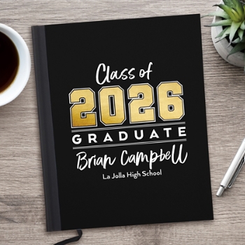 Stacked Year Graduation Notebook