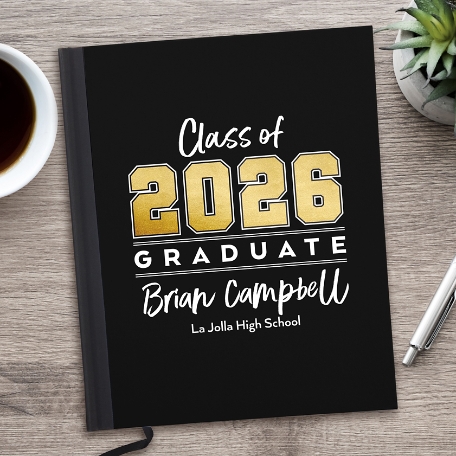 Stacked Year Graduation Notebook