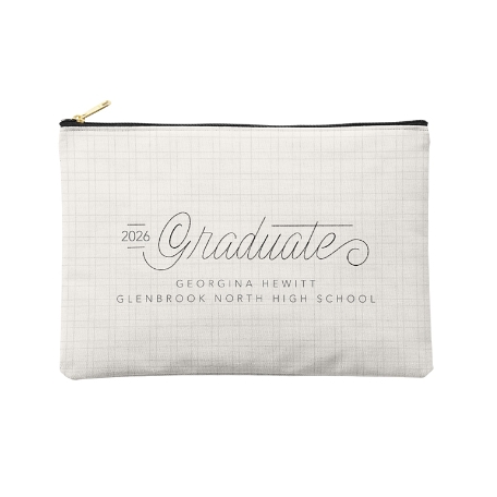 Written With Love Graduation Zipper Pouch  - Large
