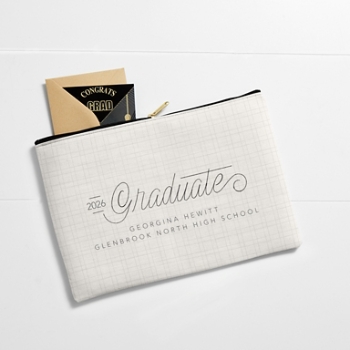 Written With Love Graduation Zipper Pouch