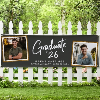 Sign of Success Graduation Photo Banner