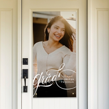 Top of the Class Graduation Photo Banner