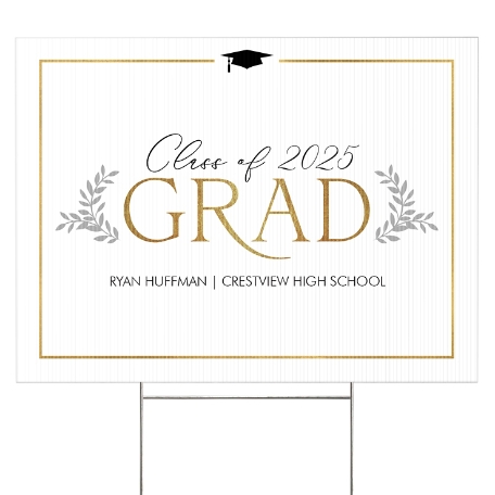 Branch Out Graduate Yard Sign - 2 sided