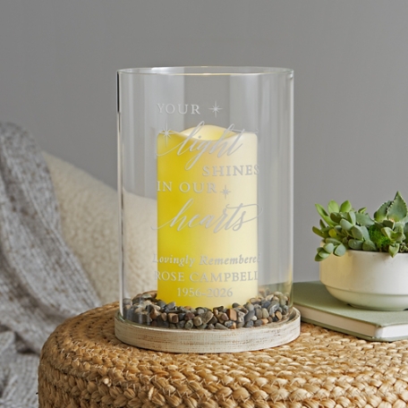 Your Light Shines Hurricane LED Candle