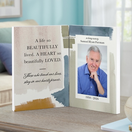 Beautifully Loved Memorial Photo Panel